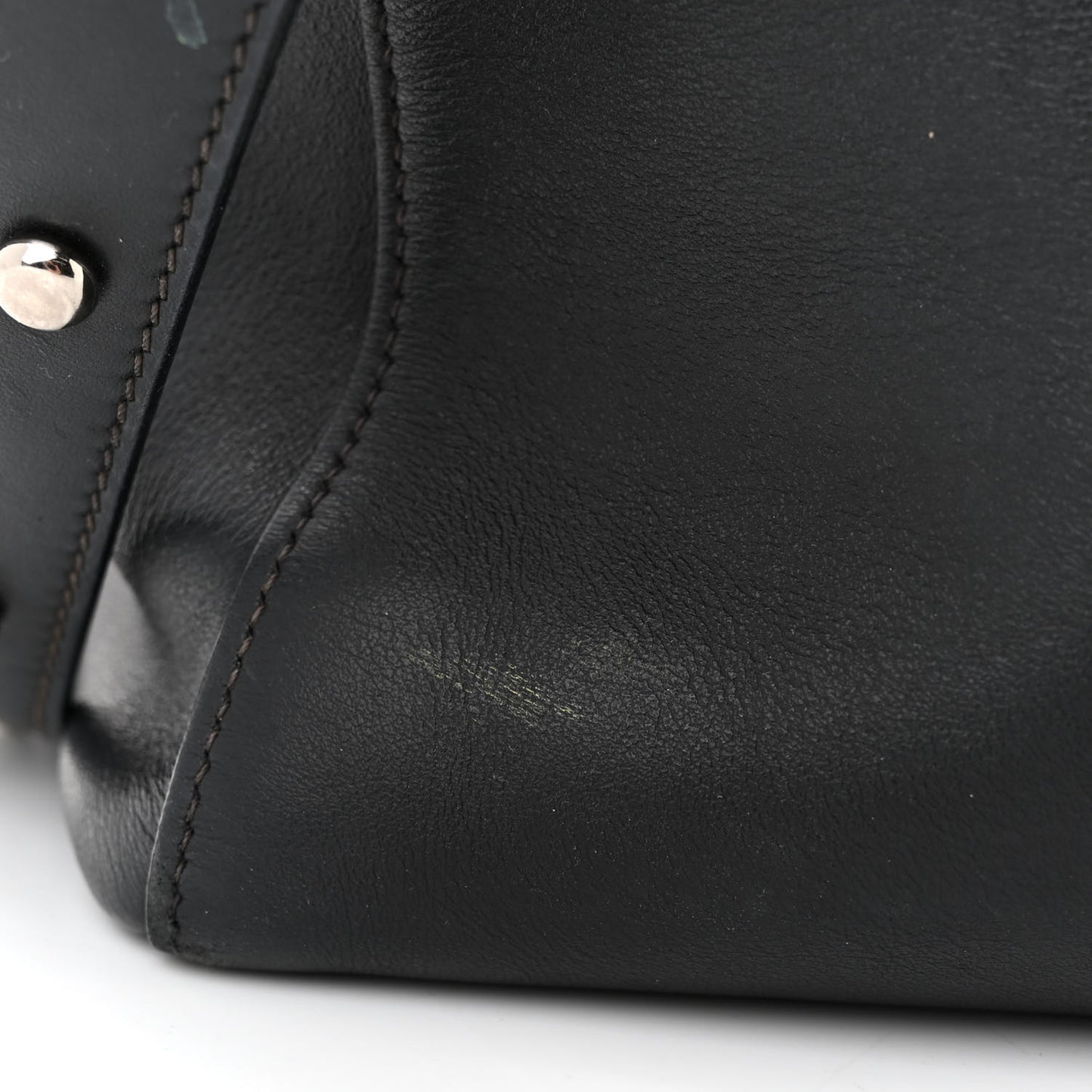 City Calf Tote Black