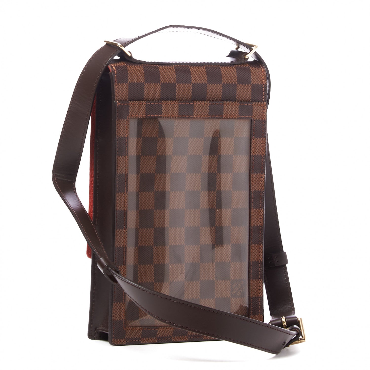 Louis Vuitton Damier Ebene Portobello Travel Shoulder Bag 2 of 7