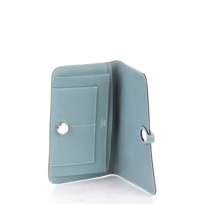 Hermes Togo Dogon Duo Wallet Ciel 8 of 9