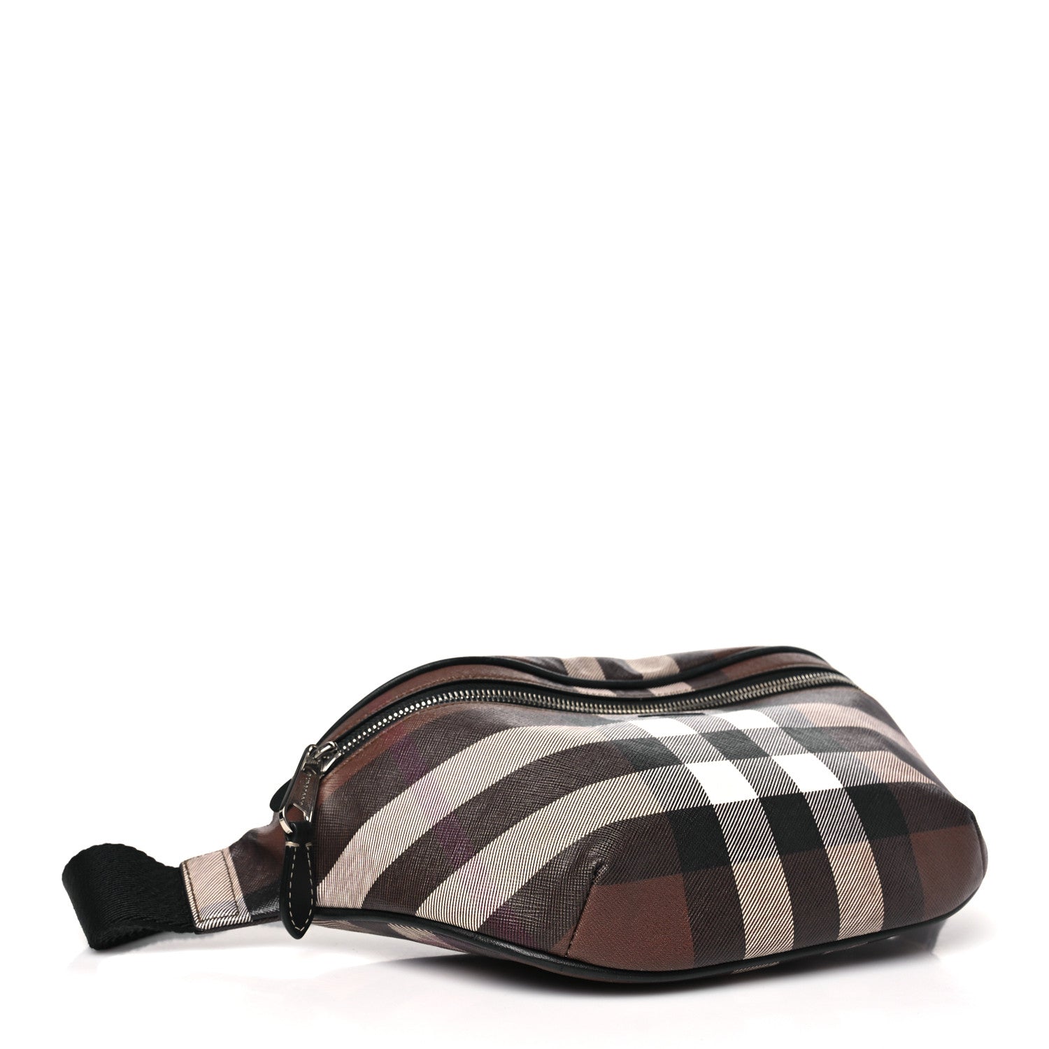 Burberry E-canvas Check Cason Bum Bag Dark Birch Brown 4 of 10