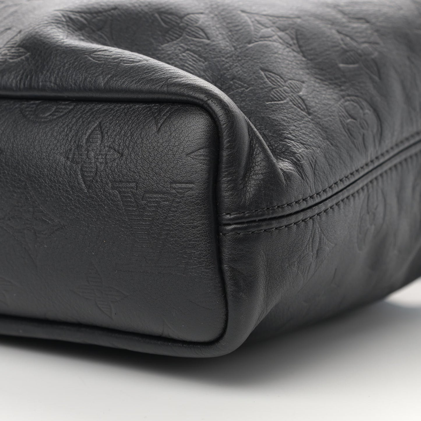 Calfskin Monogram Shadow Nano Bag Black