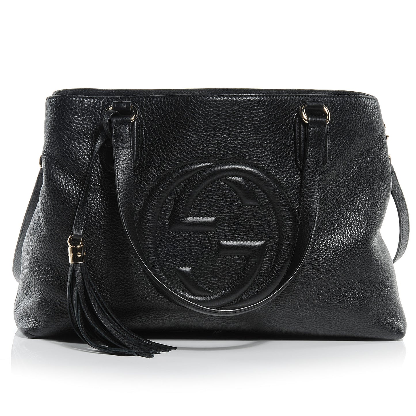 Cellarius Calfskin Medium Soho Working Tote Black