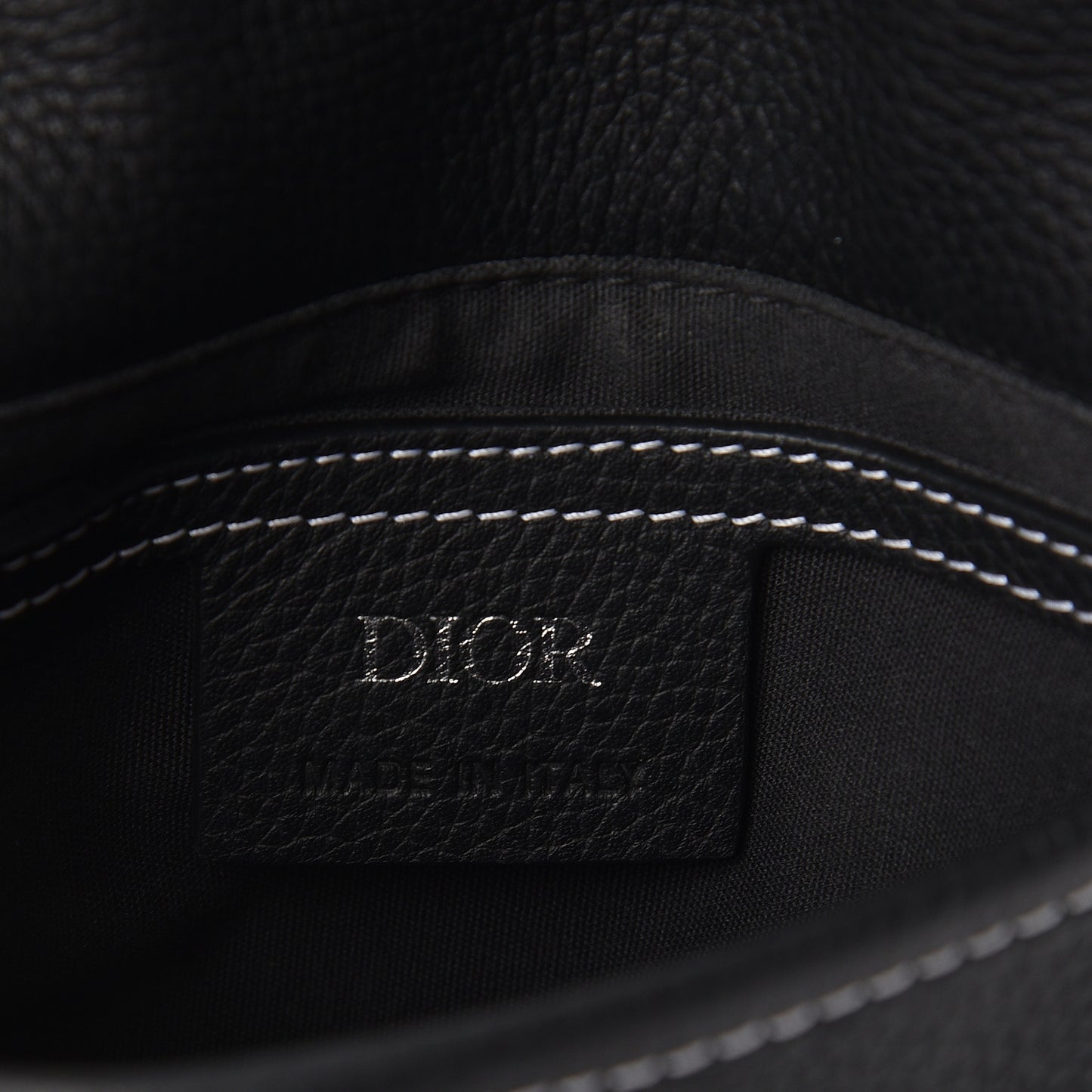 Calfskin Mens Messenger Bag Black