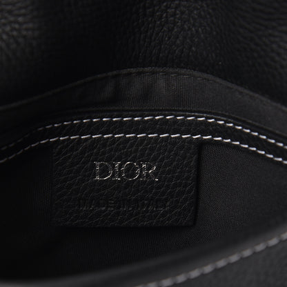 Christian Dior Calfskin Mens Messenger Bag Black 6 of 10