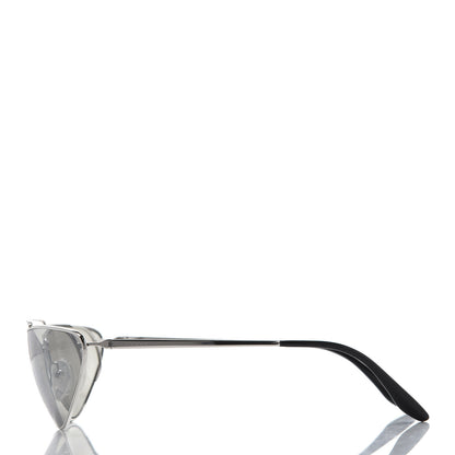 Prada Cat Eye Sunglasses SPR 62V Silver 3 of 9