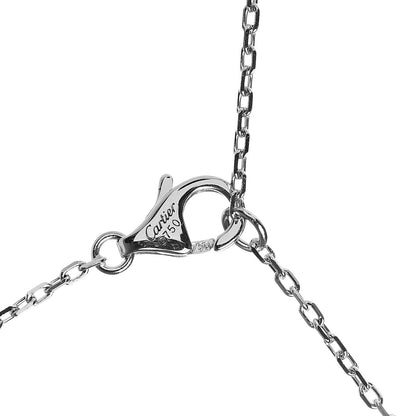 Cartier 18K White Gold Diamond LM D'Amour Pendant Necklace 6 of 7