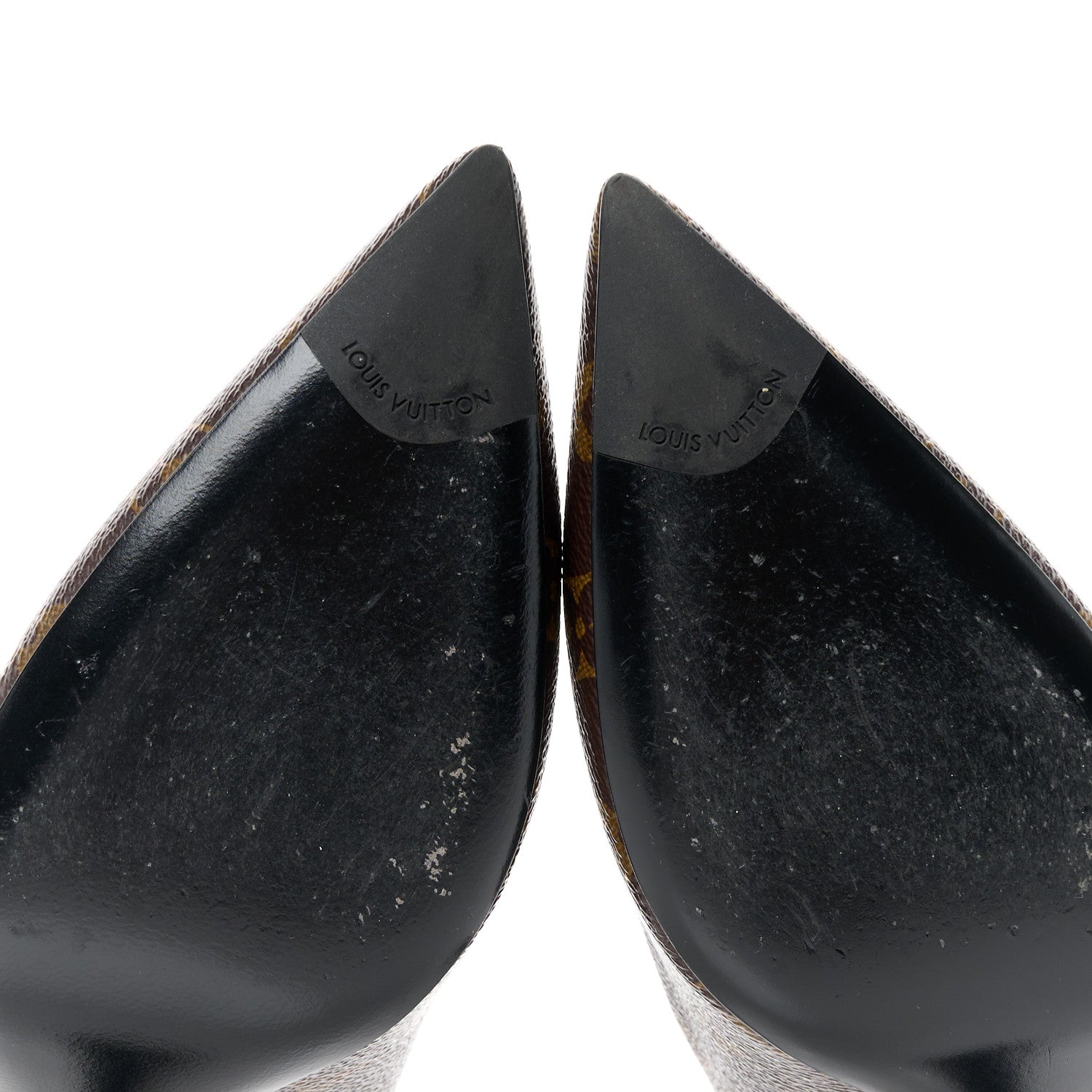 Louis Vuitton Monogram Cherie Pumps 38 Black 9 of 9