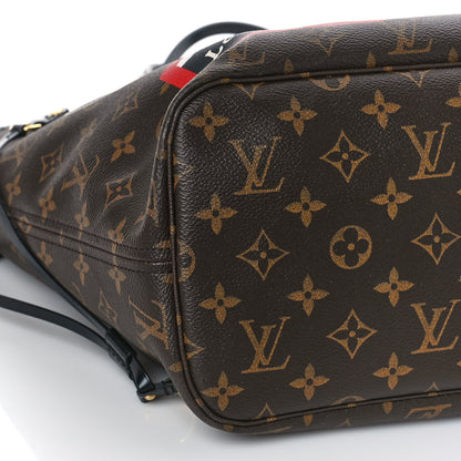 Louis Vuitton Monogram World Tour Neverfull MM 8 of 9