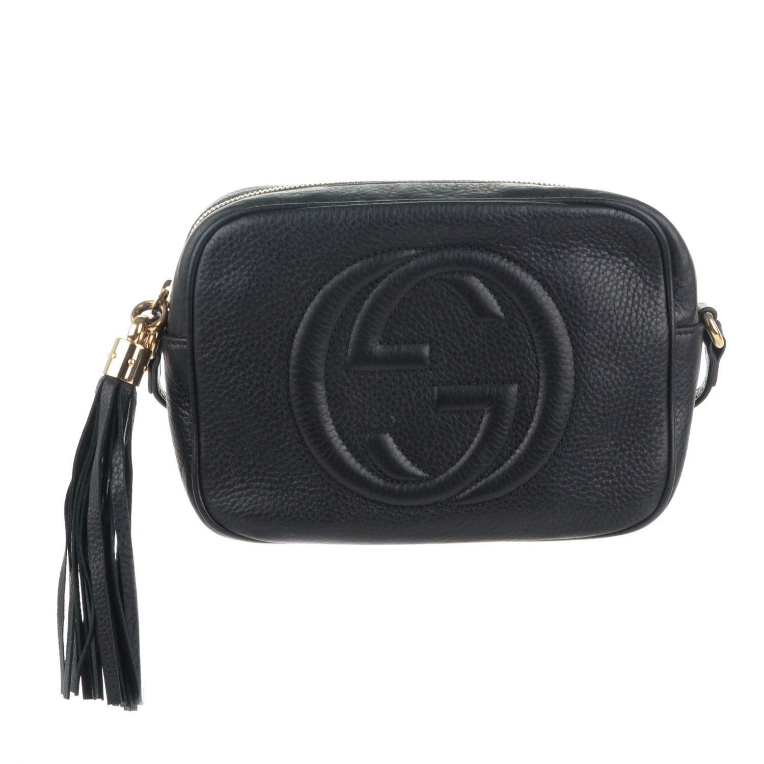 Gucci Pebbled Calfskin Small Soho Disco Bag Black 1 of 4