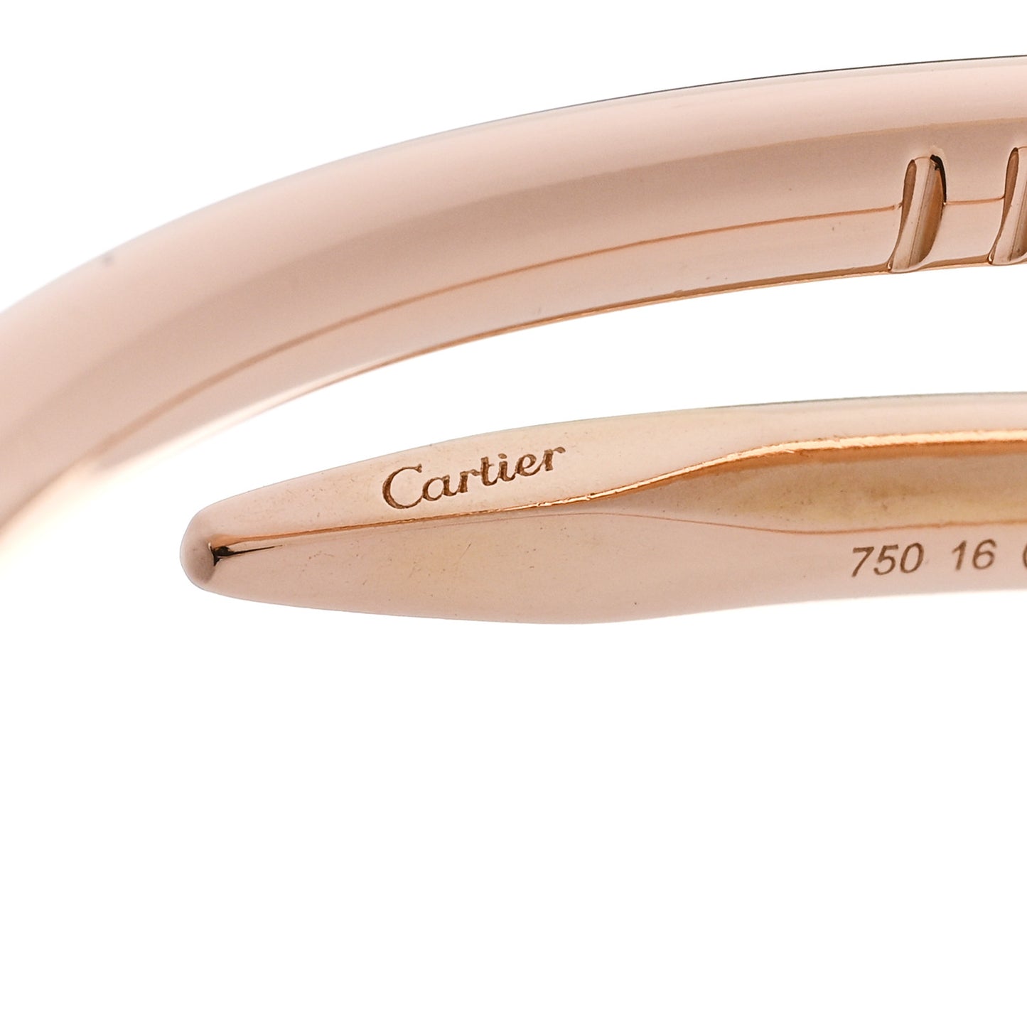 18K Pink Gold Juste Un Clou Bracelet 16