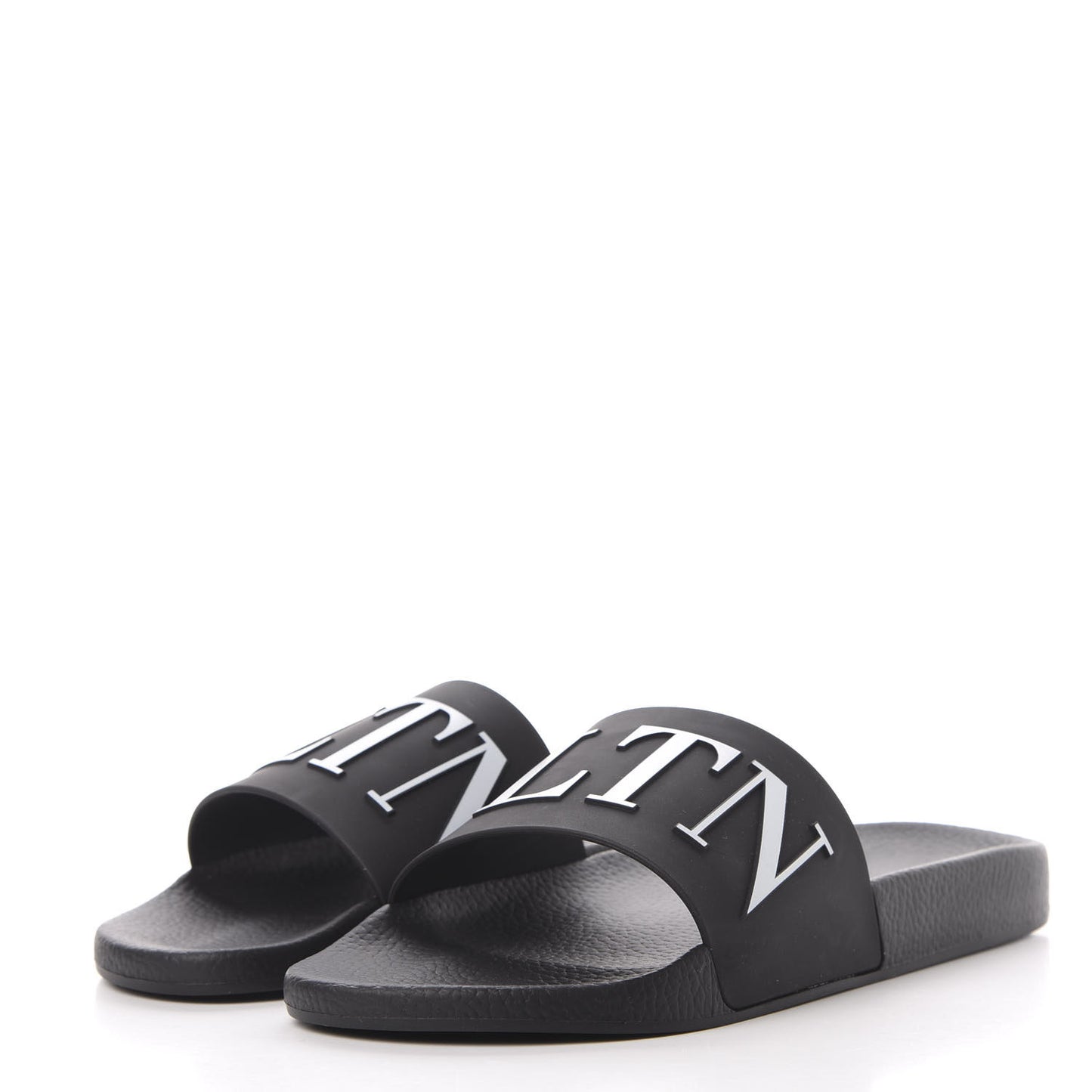 Rubber Mens VLTN Pool Slide Sandals 45 Black