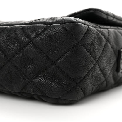 Chanel Calfskin Quilted Jumbo Easy Reissue Messenger Flap Black 10 of 12