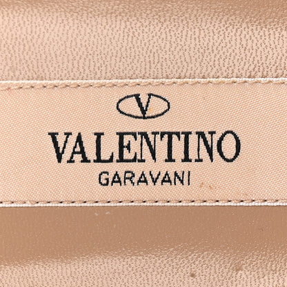 Valentino Garavani Nappa Rockstud Caged Flat Slide Sandals 36 Poudre 8 of 9