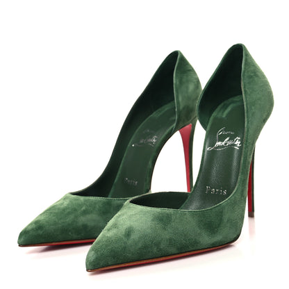 Christian Louboutin Veau Velours Iriza 100 Pumps 40 Fan Fan 3 of 7