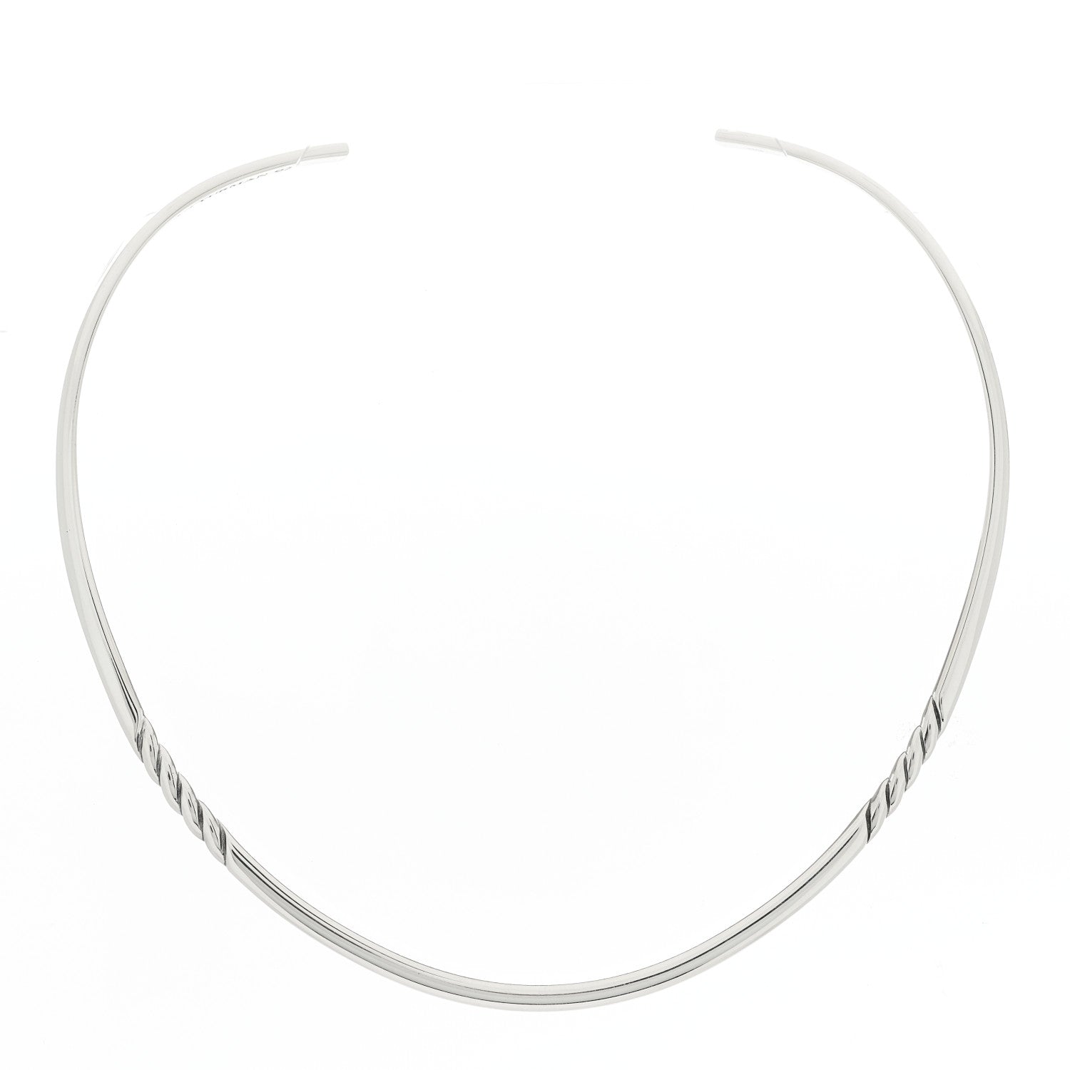 David Yurman Sterling Silver Collar Necklace 3 of 5