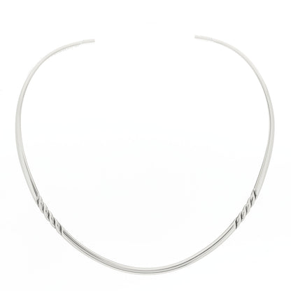 David Yurman Sterling Silver Collar Necklace 3 of 5