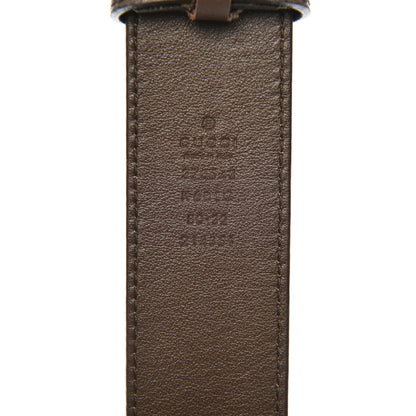 Gucci GG Supreme Monogram Bengal Interlocking G Belt 80 32 Beige Pink 4 of 4