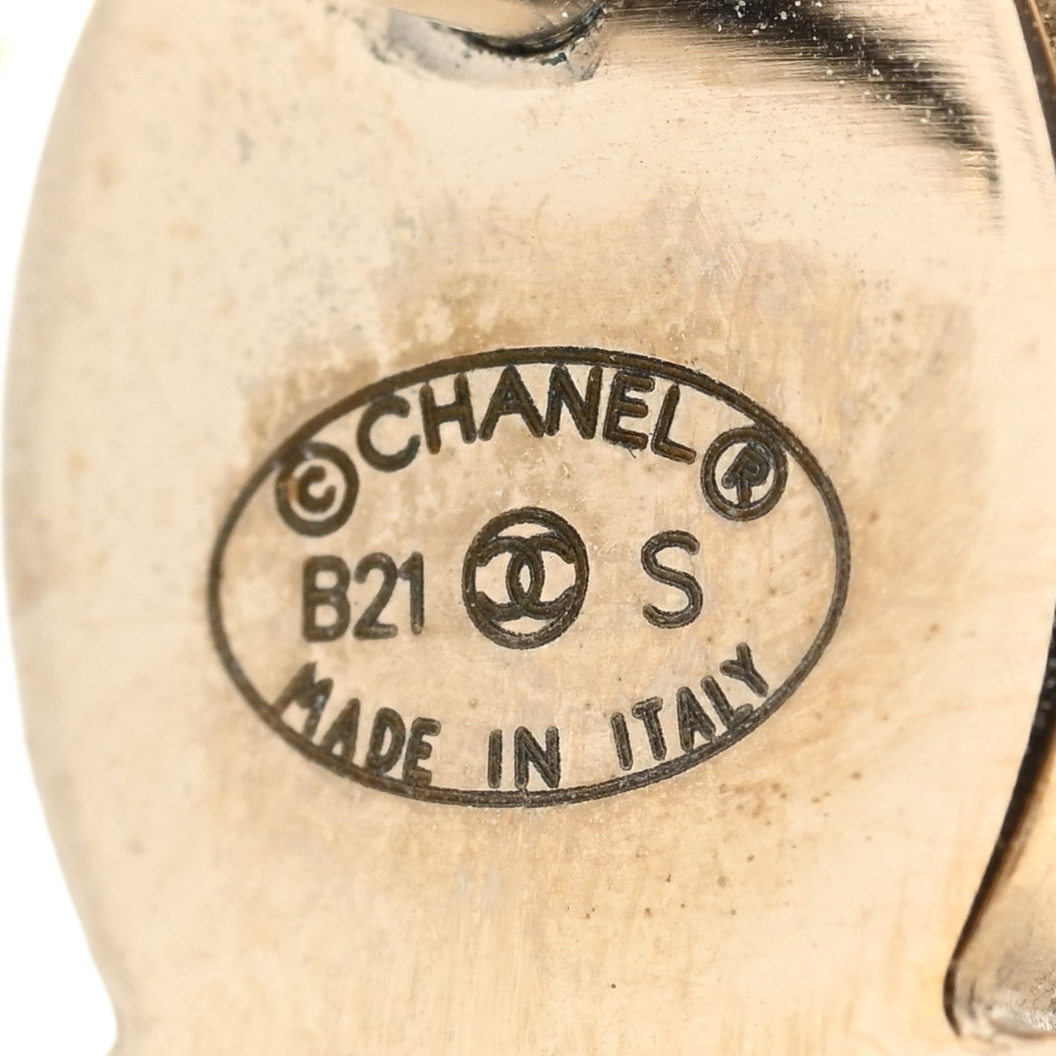 Chanel Metal CC Turnlock Earrings Gold 4 of 5
