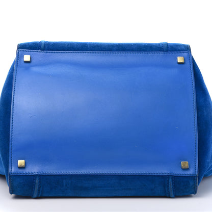 Celine Suede Medium Phantom Luggage Royal Blue 14 of 19