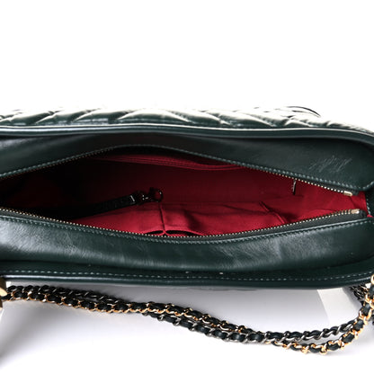 Chanel Aged Calfskin Chevron Quilted Medium Gabrielle Hobo Green 4 of 6