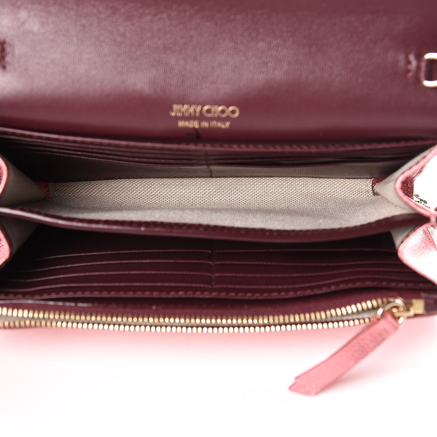 Metallic Calfskin Studded Crossbody Bag Pink