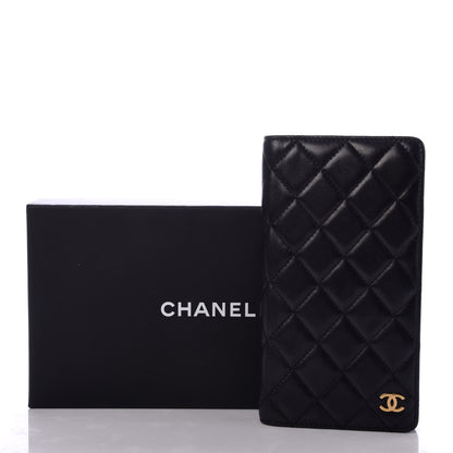 Chanel Lambskin Quilted Medium Agenda Cover Black 8 of 8