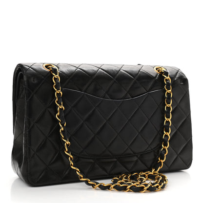 Chanel Lambskin Quilted Medium Double Flap Black 3 of 12
