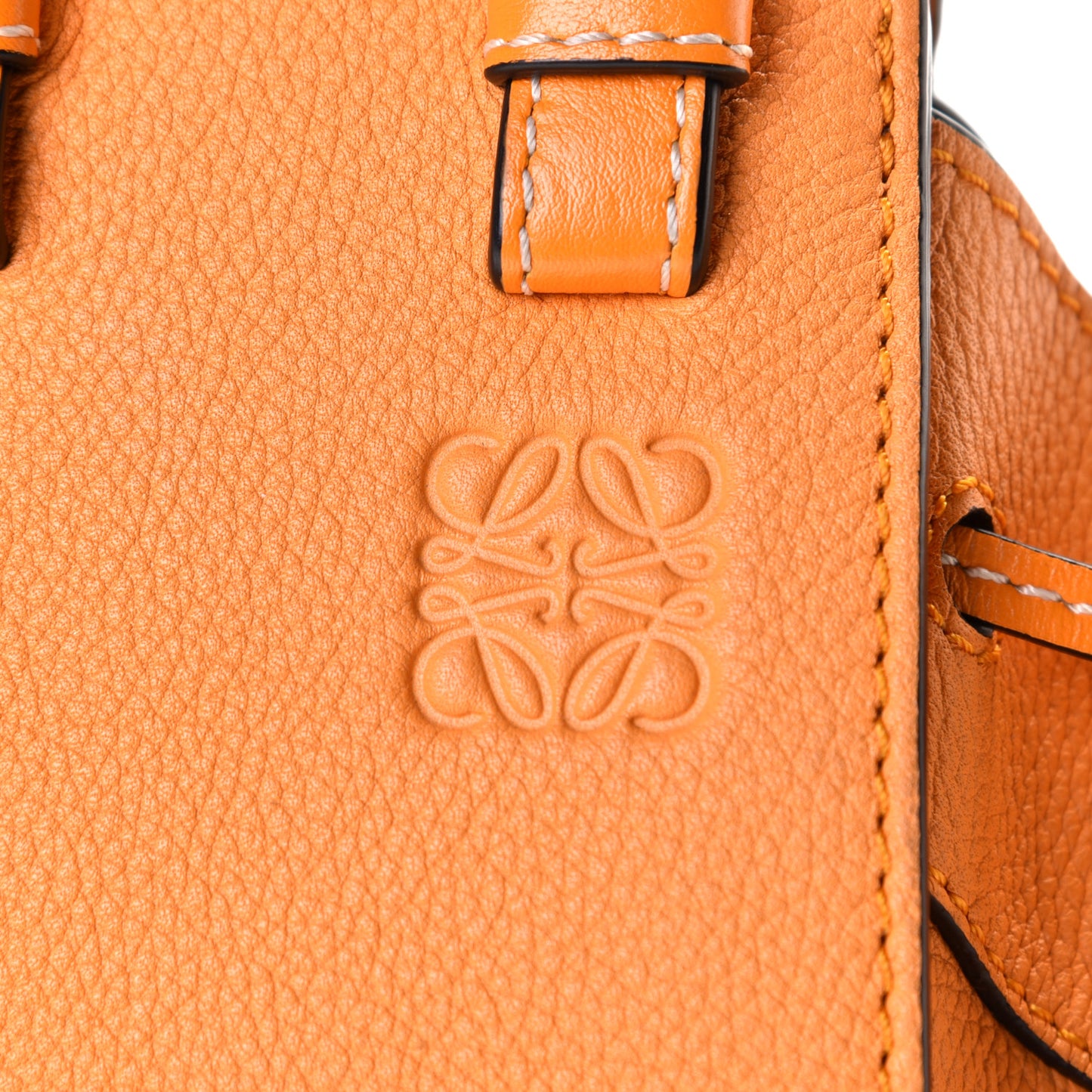 Calfskin Mini Hammock Shoulder Bag Amber