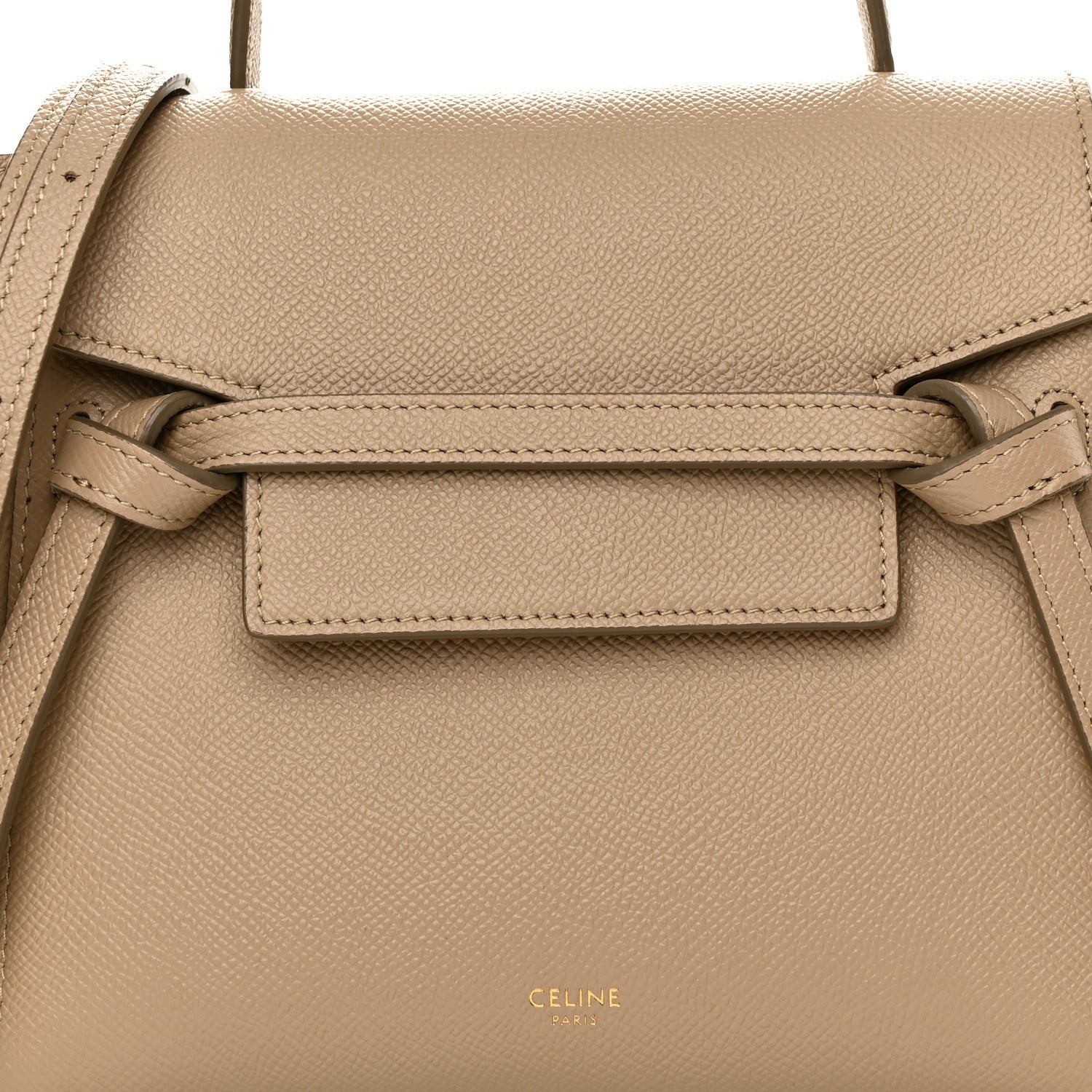 Celine Grained Calfskin Nano Belt Bag Light Taupe 9 of 12
