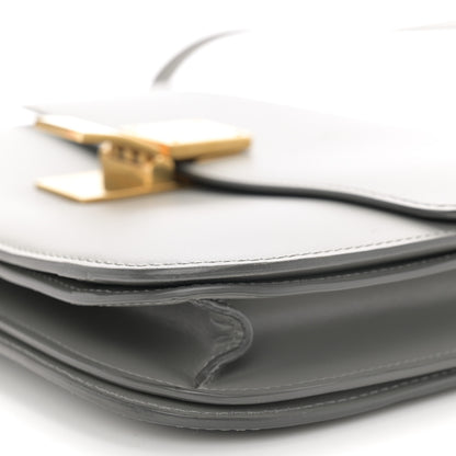 Celine Box Calfskin Medium Classic Box Flap Bag Light Charcoal 10 of 12