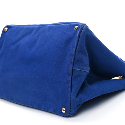 Prada Canapa Logo Tote Cobalto 9 of 12