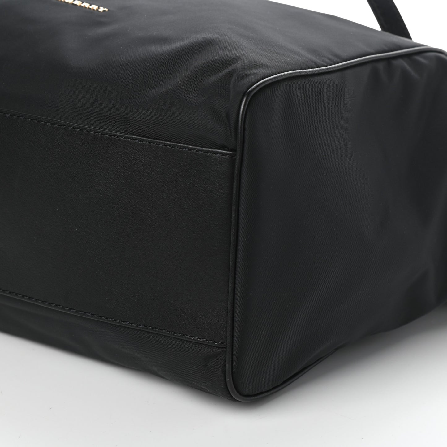 Nylon House Check Diaper Tote Black