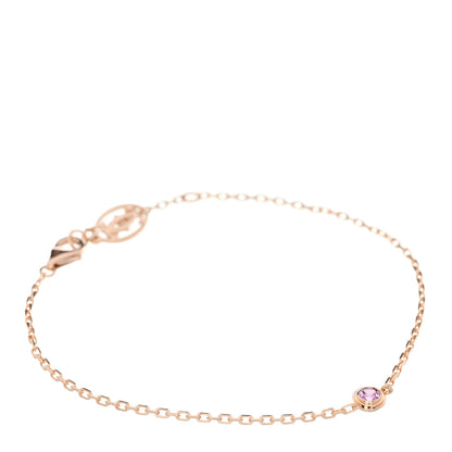 Cartier 18K Pink Gold Pink Sapphire D'Amour Bracelet 1 of 4