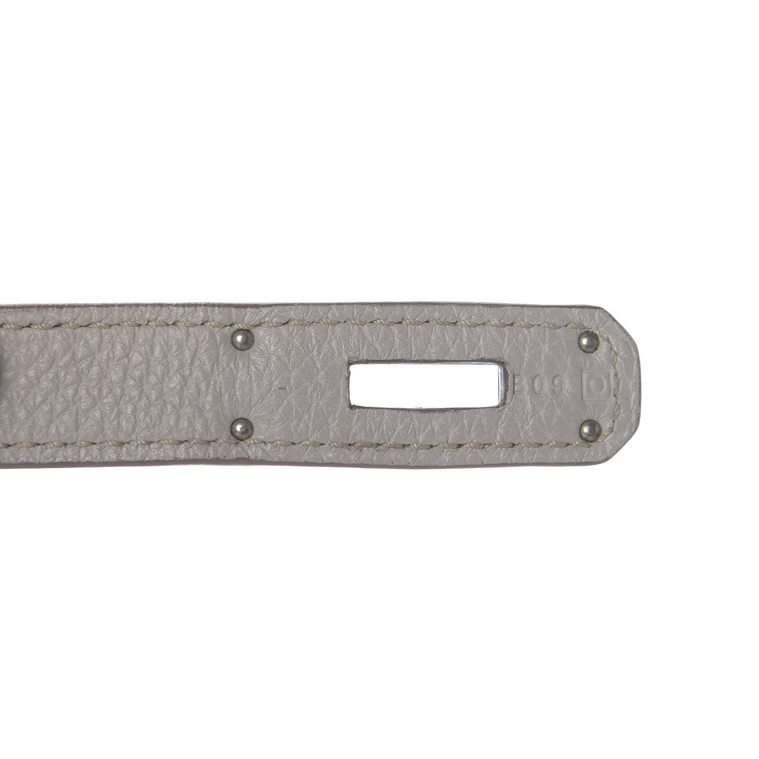Hermes Taurillon Clemence Birkin 35 Gris Perle 9 of 11