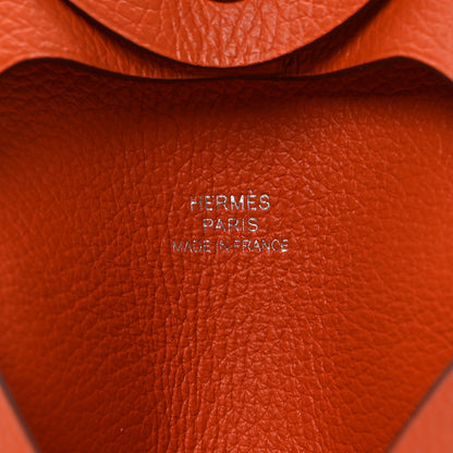 Hermes Evercolor Bastia Coin Purse Orange 6 of 8
