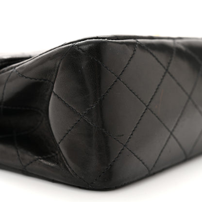 Chanel Lambskin Quilted Medium Double Flap Black 9 of 13