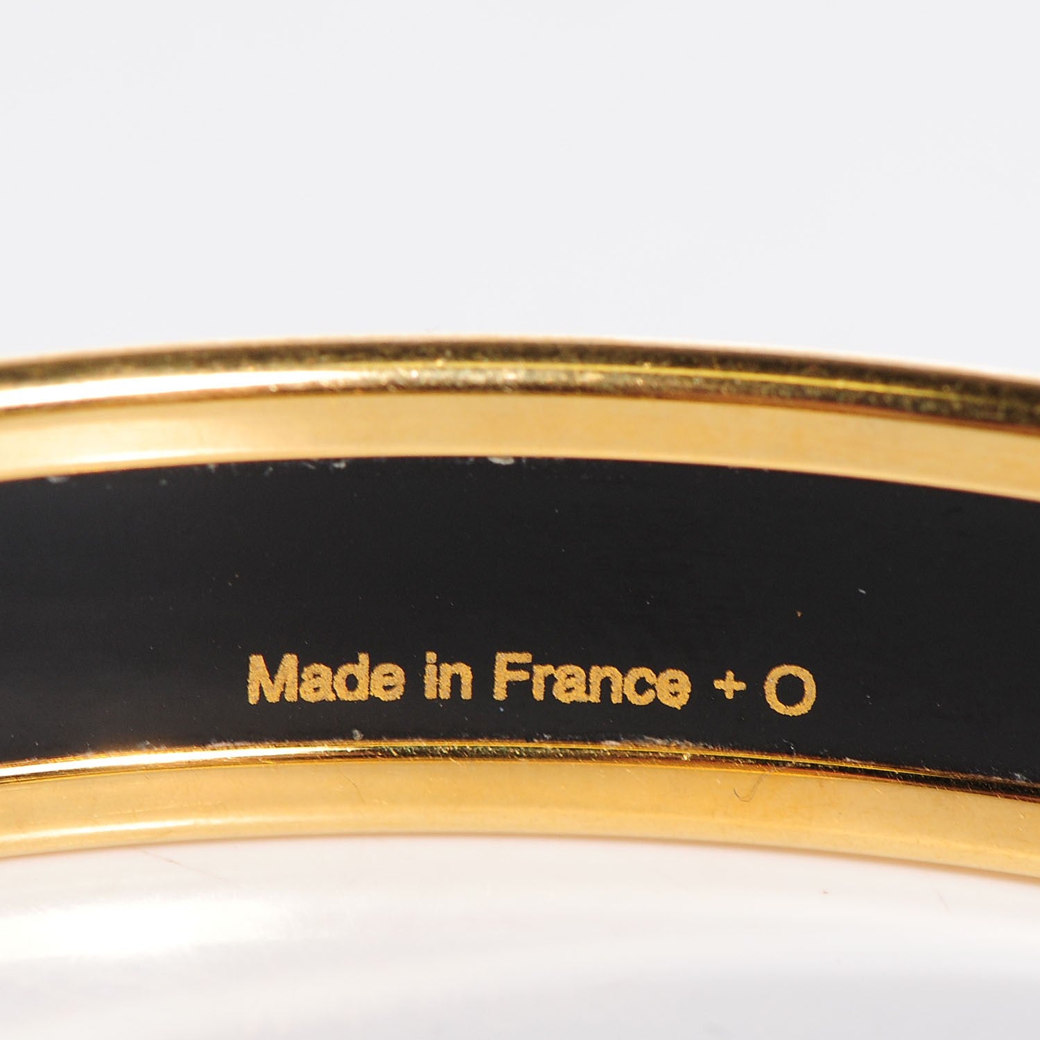 Hermes Enamel Printed Capitales Narrow Bracelet 70 4 of 5