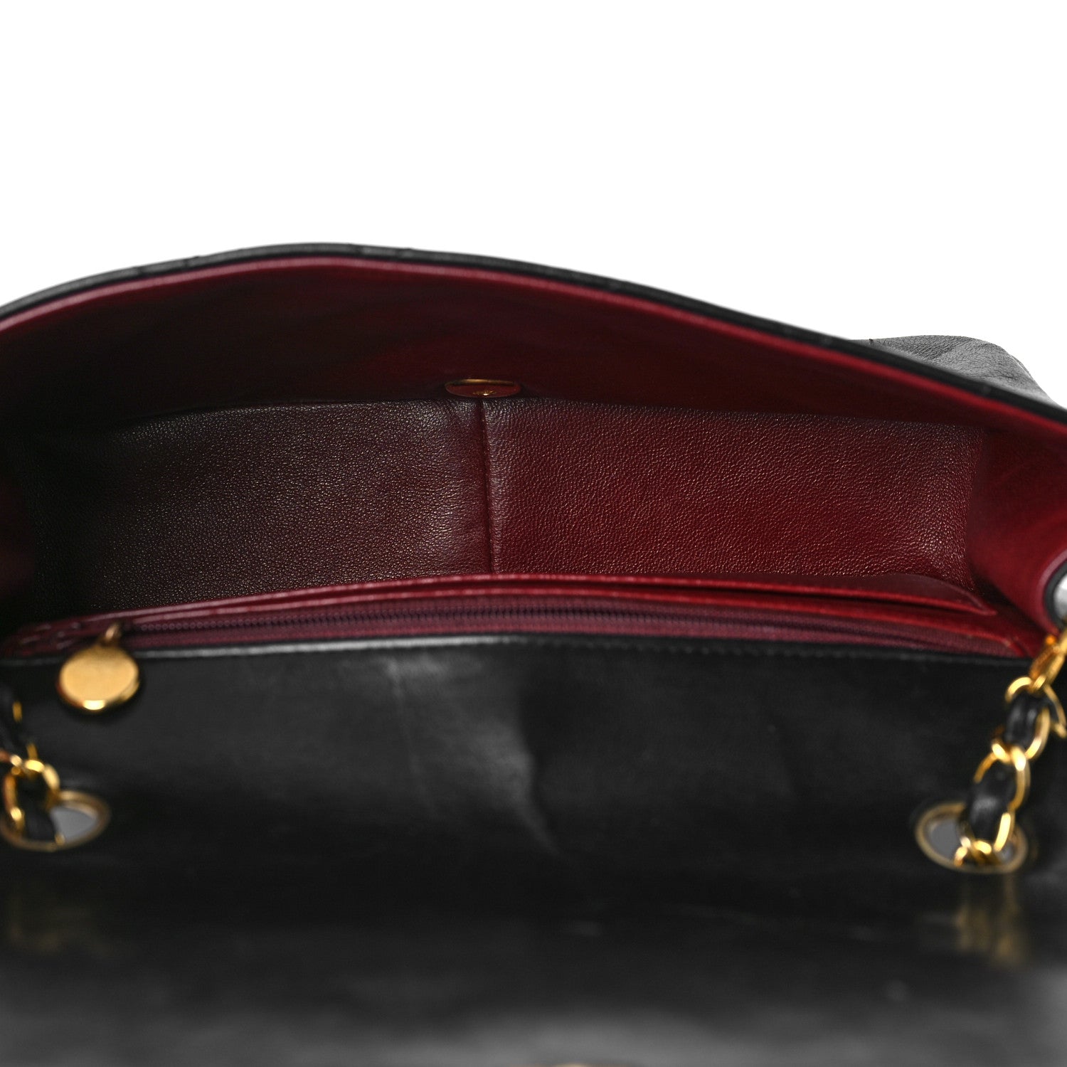 Chanel Lambskin Quilted Medium Single Flap Black 5 of 10