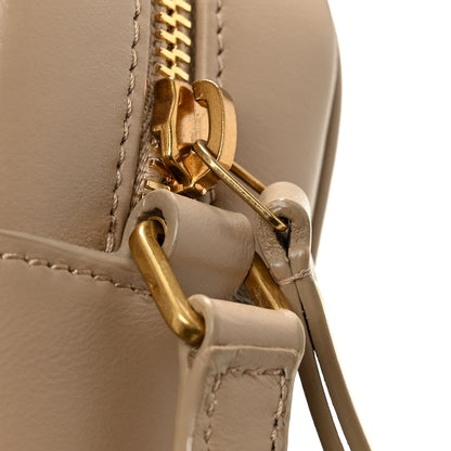 Saint Laurent Calfskin Matelasse Monogram Lou Camera Bag Dark Beige 12 of 13