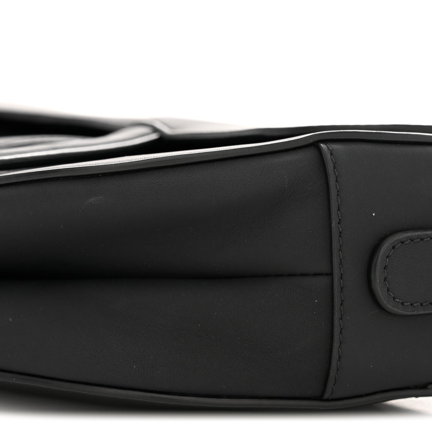 Ultra Matte Saddle Bag With Strap Black