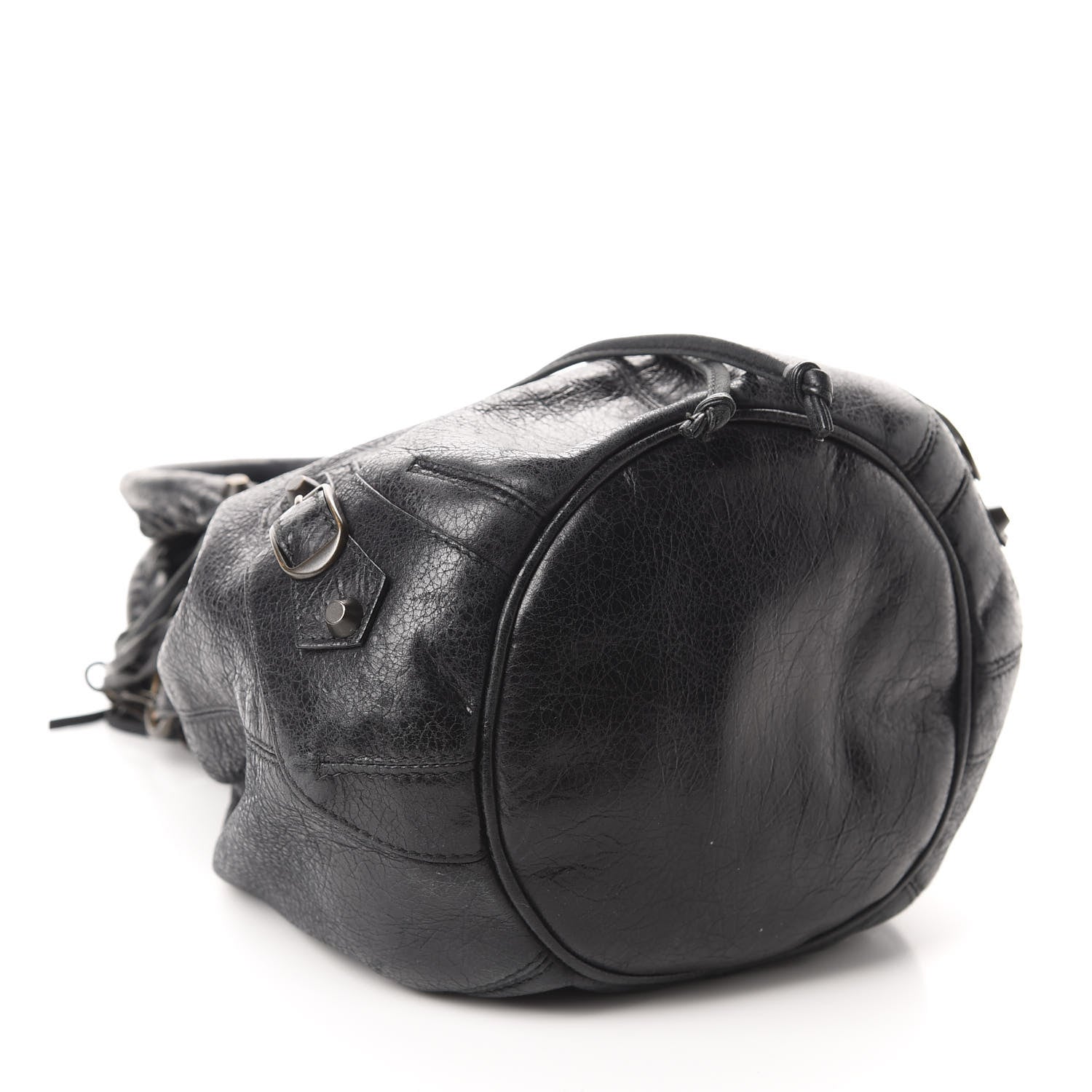 Balenciaga Agneau Classic Hardware Mini Pompon Black 4 of 10