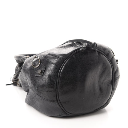 Balenciaga Agneau Classic Hardware Mini Pompon Black 4 of 10