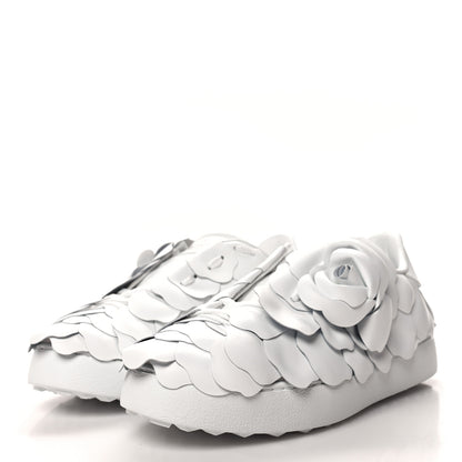 Valentino Garavani Calfskin Atelier 03 Rose Edition Sneakers 36 White 3 of 9