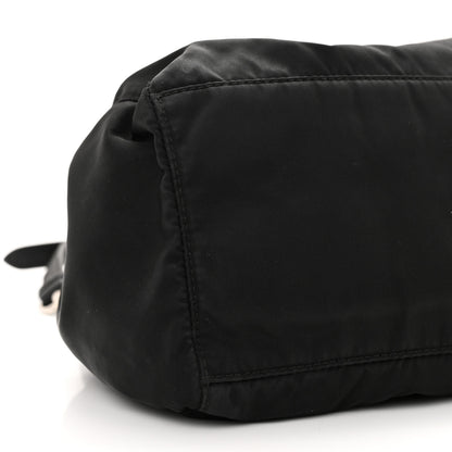 Prada Tessuto Nylon Bow Shoulder Bag Black 8 of 9