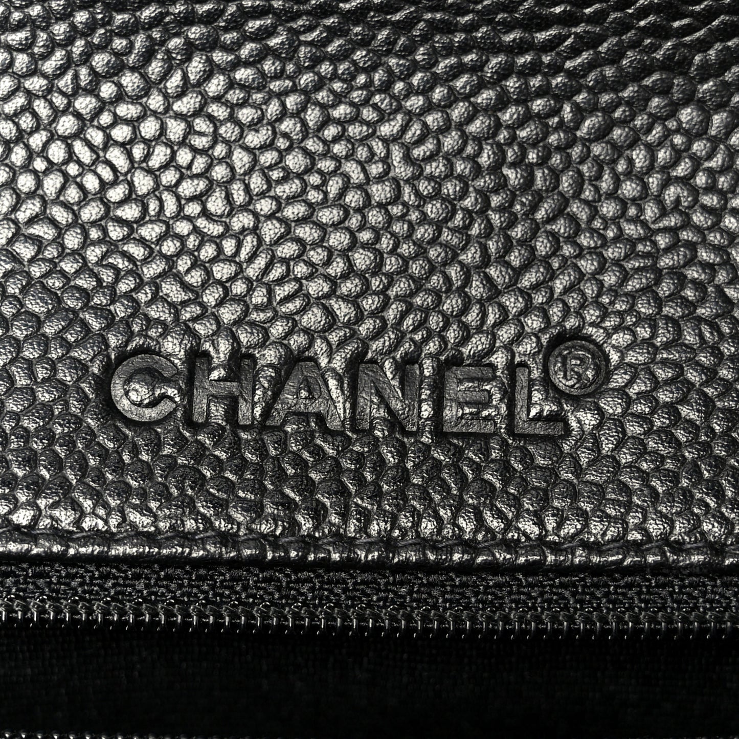 Caviar Quilted Jumbo Single Flap Black