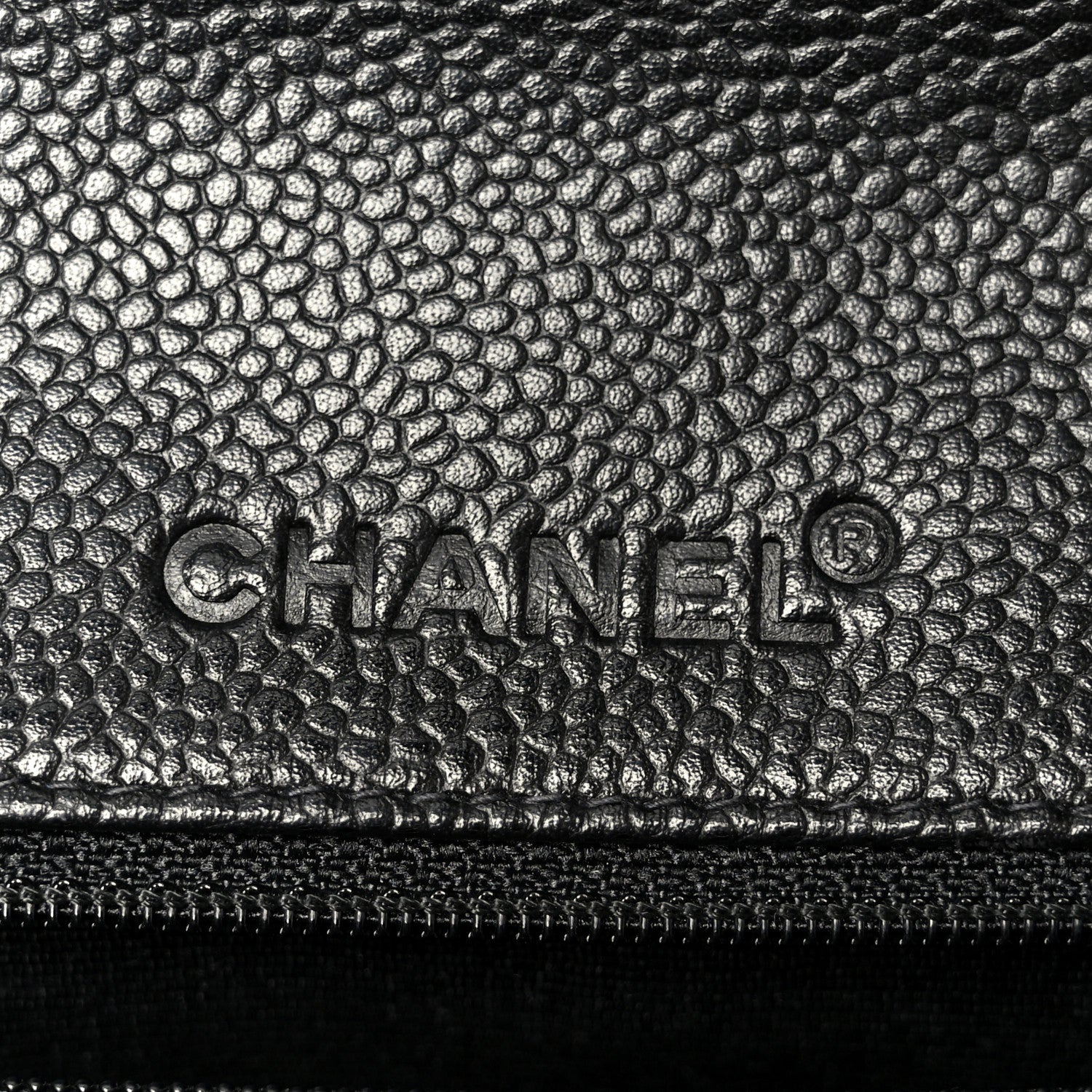 Chanel Caviar Quilted Jumbo Single Flap Black 6 of 12