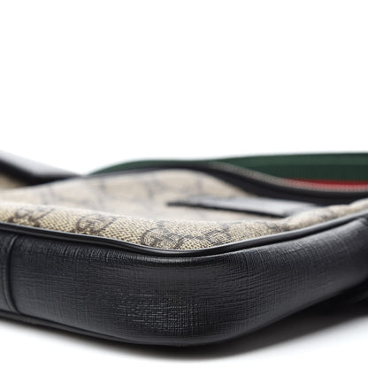 Gucci GG Supreme Monogram Web Belt Bag Black 11 of 11