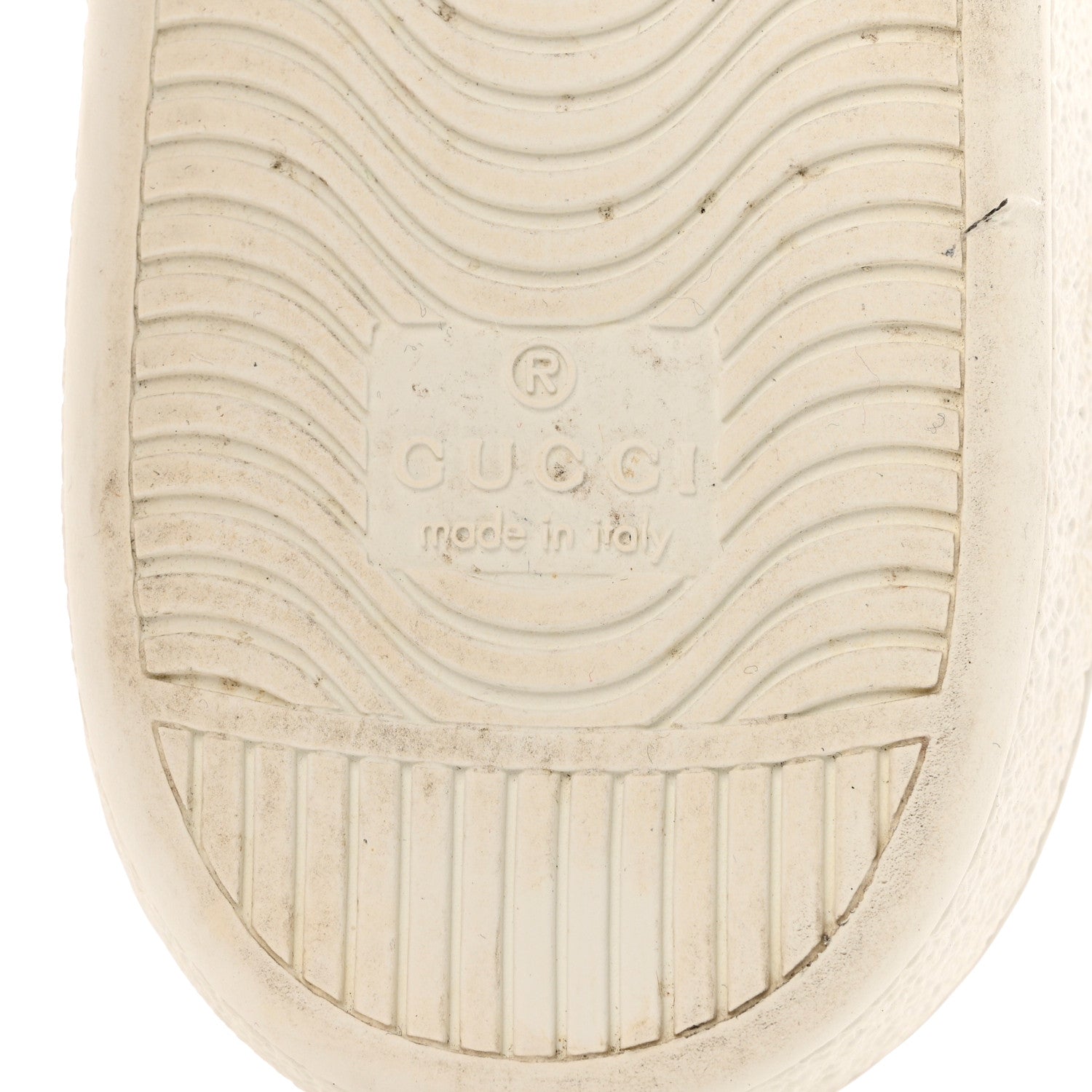 Gucci GG Supreme Monogram Bees Ayers Web Womens Ace Sneakers 37.5 Beige Oro Green Red 8 of 11