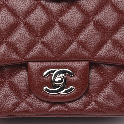 Chanel Caviar Quilted Mini Square Flap Red 11 of 12