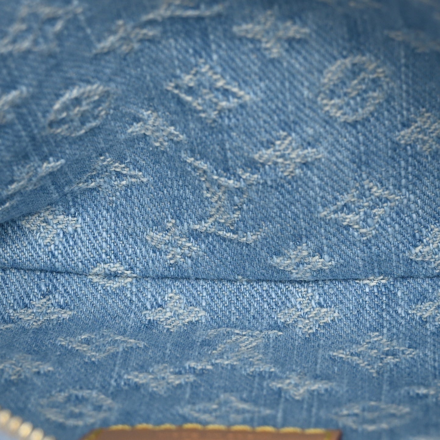 Monogram Denim Liv Pochette Sky Blue
